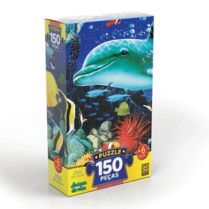 Puzzle 150 Peças Amigos do Mar Grow