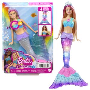 Boneca Barbie Mattel Dreamtopia Sereia Luzes e Brilhos