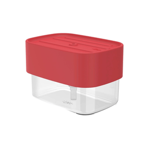 Dispenser de Detergente Porta Esponja Trium Vermelho Fechado - OU