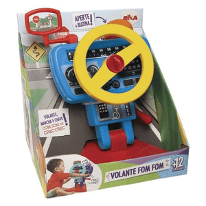 Volante de Brinquedo Infantil Fom Fom Elka com Buzina