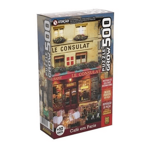 Puzzle 500 Peças Café em Paris Grow