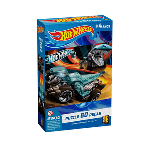 Puzzle 60 Peças Hot Wheels Grow