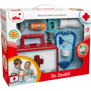 Kit Dr Dodói Elka Maleta Primeiros Socorros