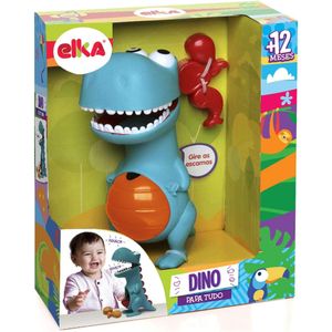 Brinquedo Infantil Elka Dinossauro Dino Papa Tudo