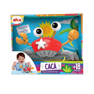 Brinquedo Infantil Elka Cacá Mexe Perninhas