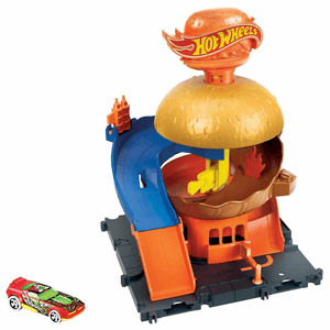 Pista Hot Wheels Mattel Lanchonete de Hambúrguer