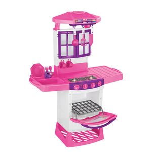 Cozinha Mágica Magic Toys Eletrônica - Rosa Branco e Lilás