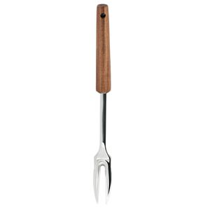 Garfo Trinchante Yazi Inox com Cabo de Madeira Acácia