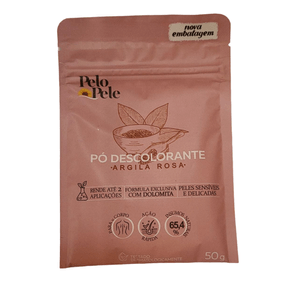 Descolorante para o Corpo Pelo e Pele Argila Rosa - 50g