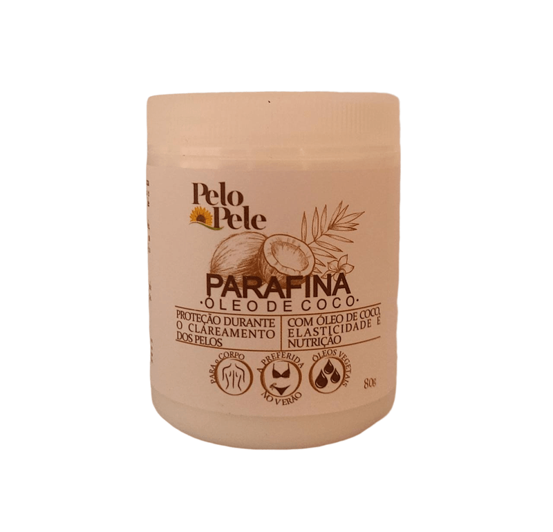 Parafina com Óleo de Coco Pelo e Pele 150g