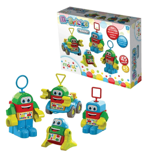 Brinquedo M-Bricks Robots Maral - 45 Peças
