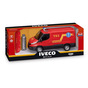 Van Iveco Daily Resgate Usual Brinquedos  - Vermelha