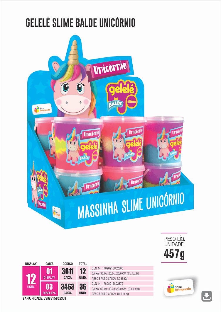 LAMINAS-GELELE-SLIME-TORRE-GLITTER-196-G