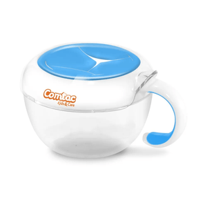 Porta Lanches Comtac Kids com Tampa de Silicone - Azul