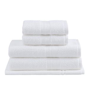 Jogo de Toalhas Buddemeyer Frape 5 Peças 70x135cm - Branco