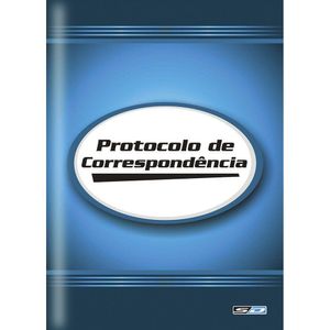 Protocolo de Correspondência 104 Folhas - Azul - São Domingos