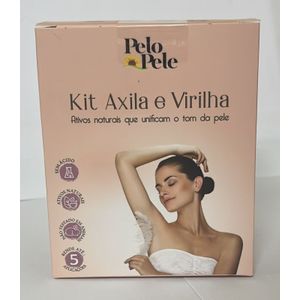 Kit Clareador Pelo e Pele Axila e Virilha