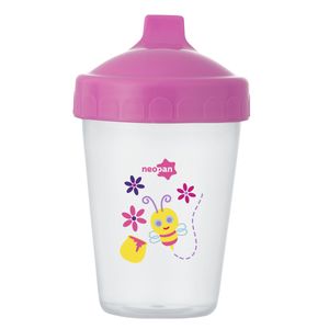 Copo Antivazamento Neopan Decorado - Rosa 250ml