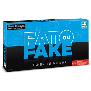 Jogo de Tabuleiro Nig Fato ou Fake