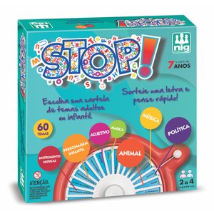 Jogo Stop Nig Multicolor