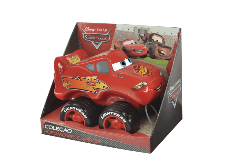 Carro Fofomóvel - Disney Cars - Relâmpago McQueen - Lider