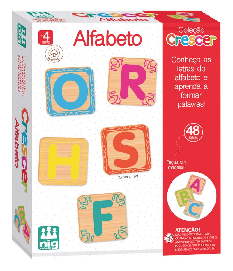 Jogo de Alfabetização Formar Palavras Com Letras do Alfabeto