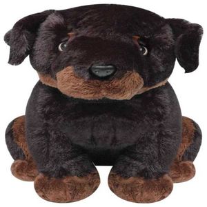 Pelúcia Mini Cachorro Rottweiller Lovely Toys 25cm