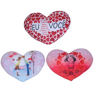 Almofadas Eu Amo Você Lovely Toys 42 X 37 - Sortido