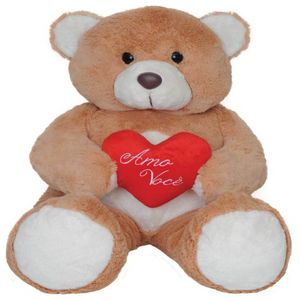 Urso Mimo com Coração 30cm - Sortido