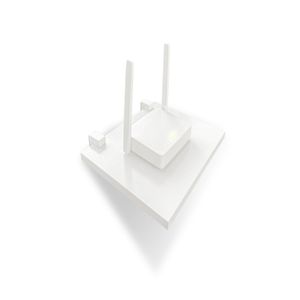 Prateleira Prat-k Porta Modem Utilita 24 x 20 cm - Branca