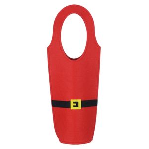 Porta Garrafa D&A Natal Papai Noel Vermelho 40cmx16cm