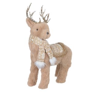 Rena Decorativa D&A Natal Bege 36cmx21cmx13cm