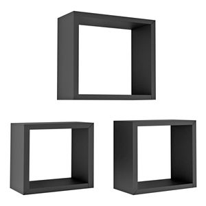 Kit Nicho 3 Peças Prat-k Leve Decorare - Preto