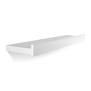 Prateleira Prat-k Porta Quadros Leve Decorare 60 x 9 cm - Branca