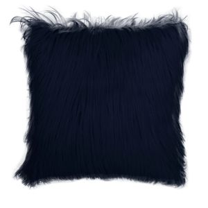 Almofada Jolitex Pelo Alto 40 x 40 cm - Azul Marinho