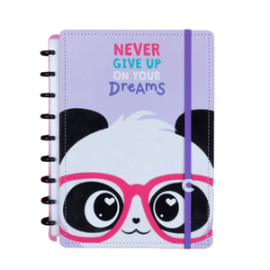 Caderno Inteligente Pandalu By Luluca Médio 80 Folhas - Sortido