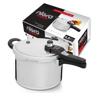 Panela de Pressão Nigro Eterna Polida - 6 Litros