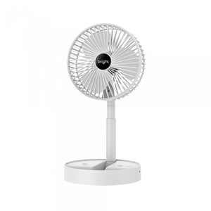 Ventilador Bright Portátil Recarregável Usb 9w e 5v Branco - VN002