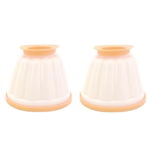 Jogo de Formas Yangzi para Gelatina 2 Peças 8x6,5cm- Branco