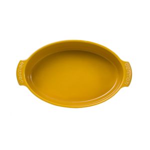 Forma Oval Germer Assar e Servir Amarelo -  1800 ml