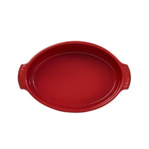 Forma Oval Germer Assar e Servir Vermelho -  1100 ml