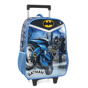 Mochila com Rodas Maxlog Batman - Azul