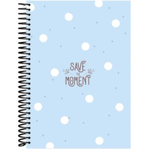 Caderno Baag Espiral Capa Dura 1/4 Moments 80 Folhas - Sortido