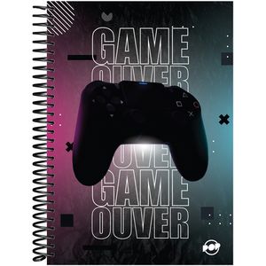 Caderno Baag Universitário Espiral Capa Dura Pop Masculino 20 Matérias  320 Folhas - Sortido