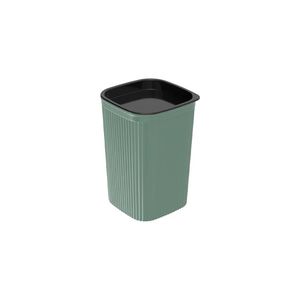 Porta Cotonete e algodão Classic Frisos 420ml Plasútil - Verde