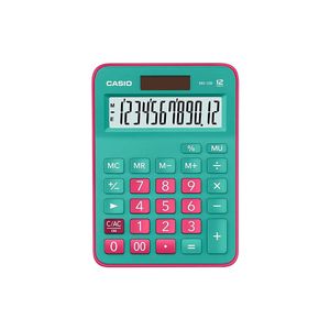 Calculadora de Mesa Casio 12 Dígitos Verde - MX-12B-GNRD-W-DC