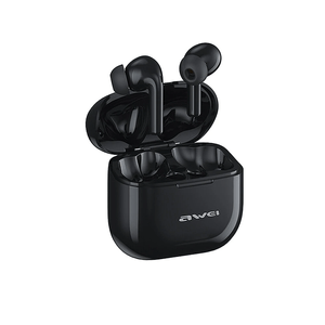 Fone de Ouvido Awei T1 Pro sem Fio Bluetooth 5.3 Tws Gamer - Preto