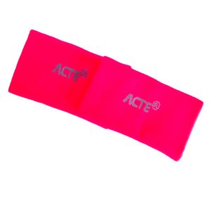 Munhequeira Acte Sports F12-R 12cmx8cm Rosa e Cinza - G