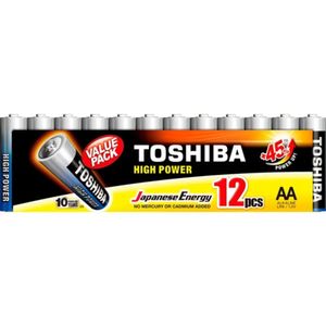 Pilha Alcalina AA MP LR6GCP Toshiba