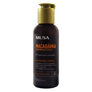 Óleo Corporal de Macadâmia Musa com Baunilha e Cereja - 120ml